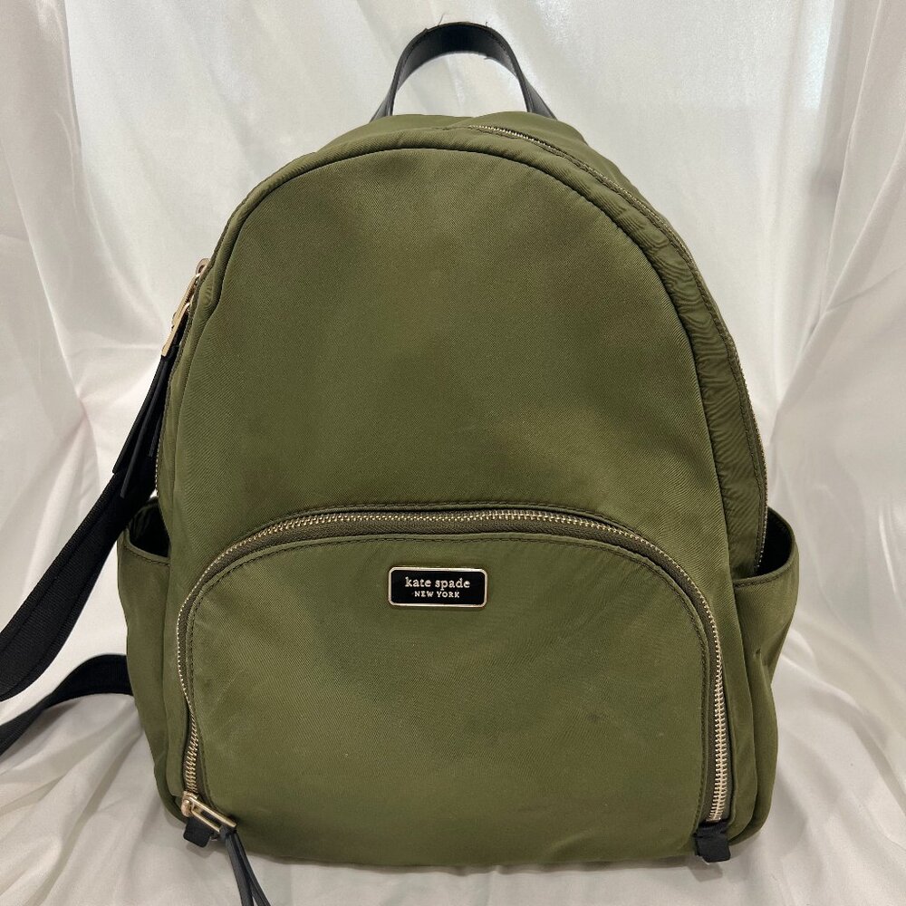 Kate Spade Army Green Backpack Bag